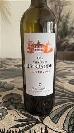 Bordeaux Haut-Médoc Château Braude 2015