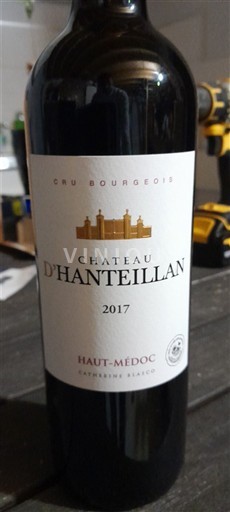 Bordeaux Haut-Médoc Château Hanteillan 2017