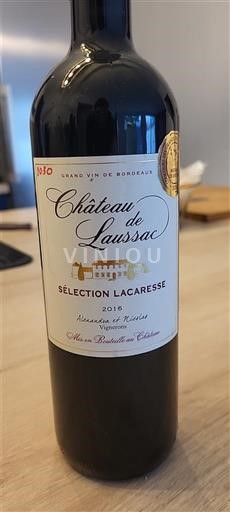 Bordeaux Bordeaux superiore Château Laussac Sélection Lacaresse 2016