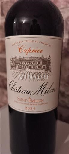 Bordeaux Saint-Émilion Château Milon Caprice 2024