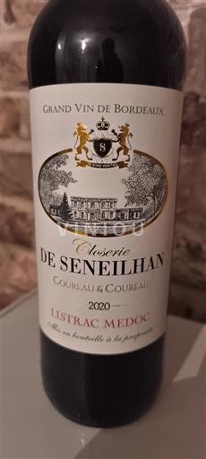 Bordeaux Listrac-Médoc Closerie de Seneilhan 2020