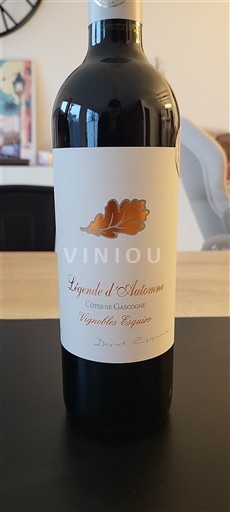 Sudoeste Côtes de Gascogne Vignobles Esquiro Légende d'Automne 2022