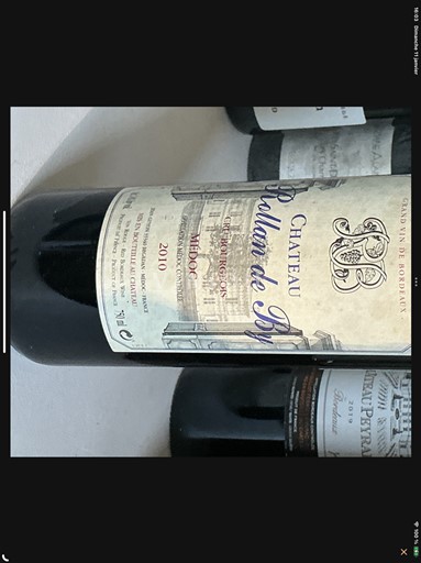 Bordeaux Médoc Château Rollan de By Cru bourgeois 2010