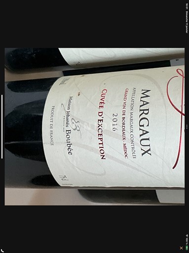 Bordéus Margaux Maison Boubee d'Exception 2016