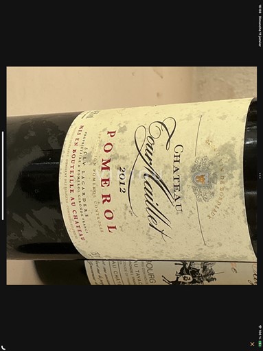 Bordeaux Pomerol Château Tour Maillet 2012