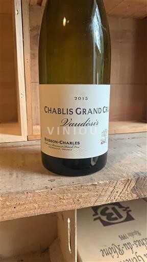 Borgogna Chablis Grand Cru Buisson-Charles Vaudésir 2015