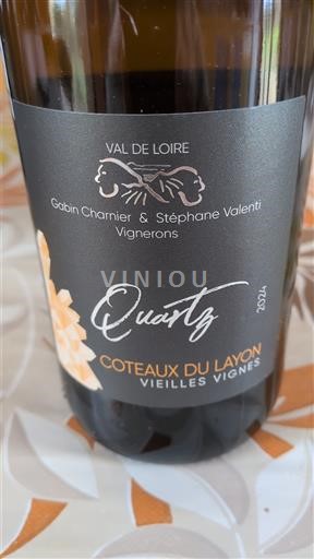 Wines Blanc moelleux Quartz Gabin Charnier & Stéphane Valenti 2024 France Loire Valley Coteaux du Layon AOC