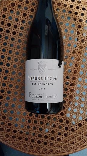 Bourgogne Beaune Premier Cru Domaine Buisson Battault Les Epenotes 2018