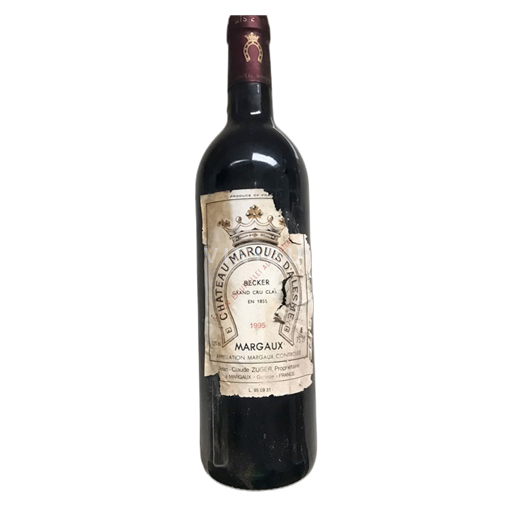 Bordeaux Margaux Château Marquis d'Alesme Becker Grand Cru Classé 1995