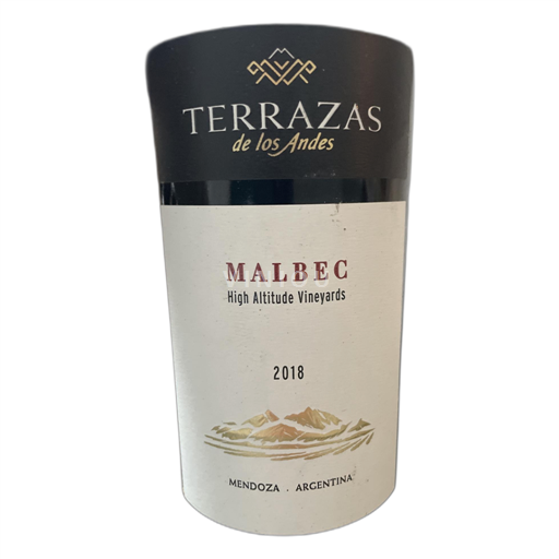 Mendoza Không được chỉ định Terrazas de los Andes High Altitude Vineyards 2018