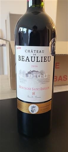 Bordeaux Montagne-Saint-Émilion Château Beaulieu Vieilles Vignes 2016