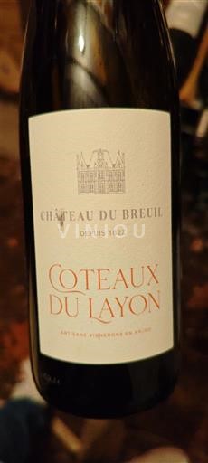 Wines Blanc moelleux Château Breuil 2024 France Loire Valley Coteaux du Layon AOC