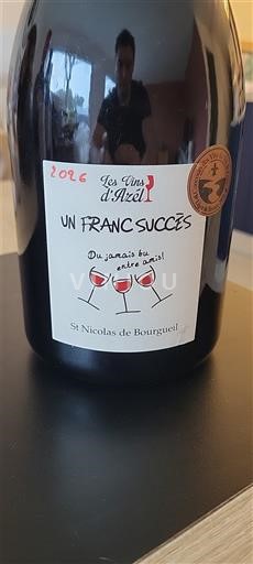 Loire-dalen Saint-Nicolas-De-Bourgueil Les Vins d'Azél Un Franc Succès 2020