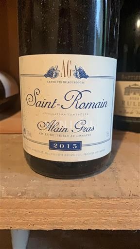 Borgoña Saint-Romain Alain Gras 2015