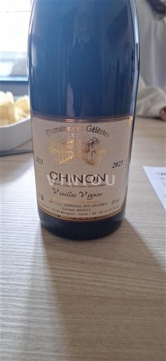 Loire Valley Chinon Domaine S Géleries Vieilles Vignes 2023