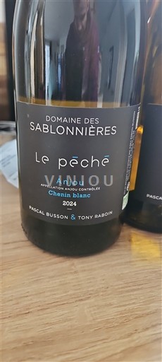 Vallée de la Loire Anjou Domaine S Sablonnières Le Péché 2024
