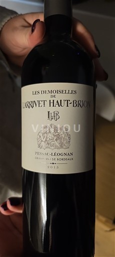 Bordeaux Pessac-Léognan Larrivet Haut-Brion Les Demoiselles 2015