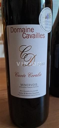 Languedoc Minervois Domaine Cavailes Coralie 2022
