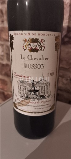 Bordeaux Le Chevalier Husson 2010