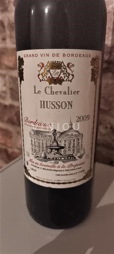 Bordeaux Le Chevalier Husson 2009