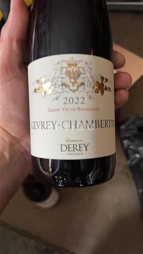 Burgundi Gevrey-Chambertin Domaine Derey Frères 2022