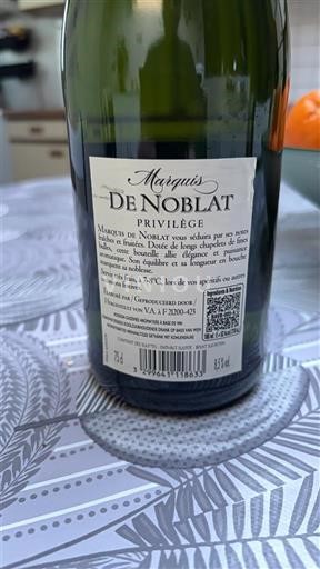 Champagne Champagner Marquis de Noblat Privilège Ohne Jahrgang