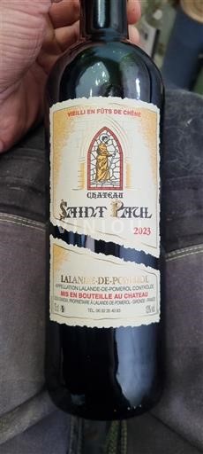Bordeaux Lalande-de-Pomerol Château Saint Paul 2023