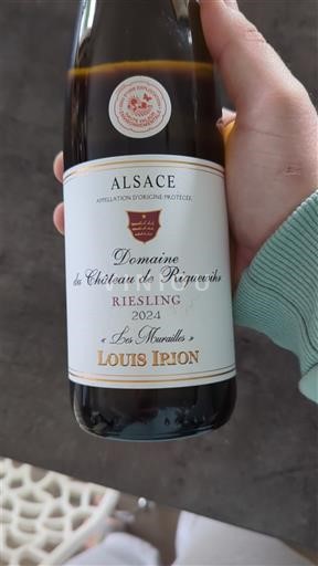 Alsazia Riesling Domaine Château de Riquewihr Les Murailles 2024