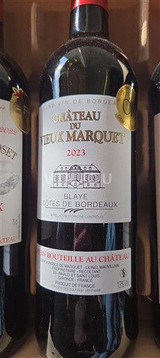 Bordeaux Blaye-Côtes-de-Bordeaux Château Vieux Marquet 2023