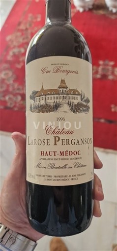 Bordeaux Haut-Médoc Château Larose Perganson 1996