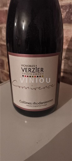 Alps and Rhone Valley Rhône Hills Vignobles Verzier Chante-Perdrix Connivence Non-Vintage