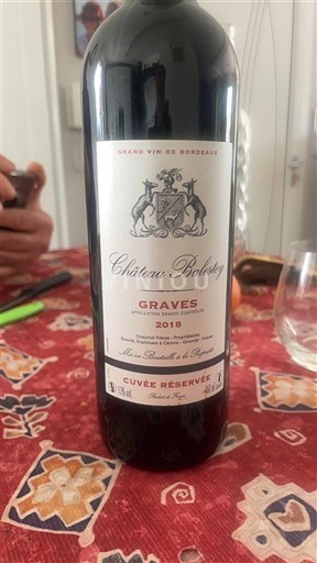 Bordéus Graves Château Balestraz Réservée 2018