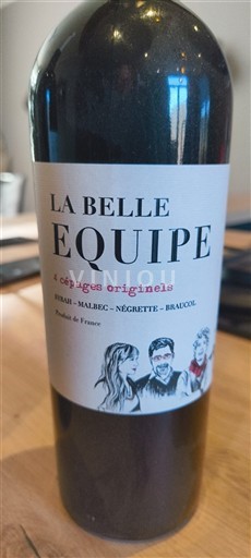 Південний Захід Не вказано La Belle Equipe 4 cépages originels 2022