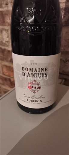 Rhônen laakso Luberon Domaine Aigues Excellence 2022