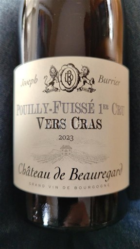 Borgogna Non specificato Premier Cru Château Beauregard Vers Cras 2023