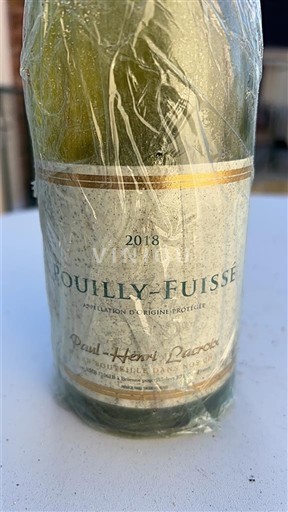 Bourgogne Pouilly-fuissé Paul-Henri Lacroix 2018