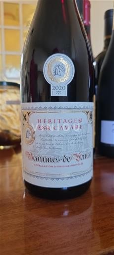 Rhônevallei Beaumes de Venise Héritages Cavaret 2020