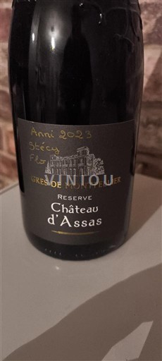 Languedoc Grès de Montpellier Château Assas Réserve 2023