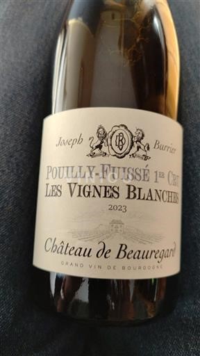 Bourgogne Pouilly-fuissé Premier Cru Château Beauregard Les Vignes Blanches 2023