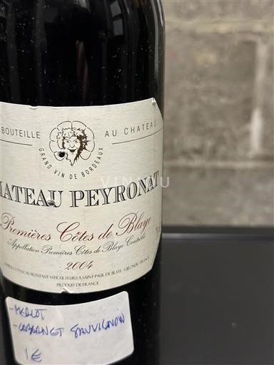 Bordeaux Unspecified Château Peyronat 2004