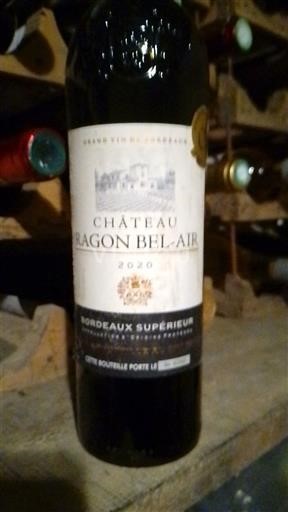 Bordeaux Bordeaux superiore Château Dragon Bel-Air 2020