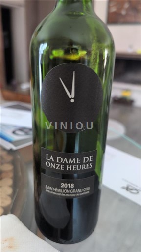 Bordeaux Saint-Émilion Grand Cru La Dame de Onze Heures 2018