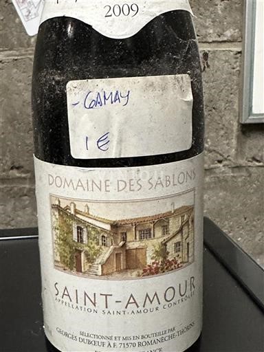Beaujolais Saint-Amour Domaine S Sablons 2009