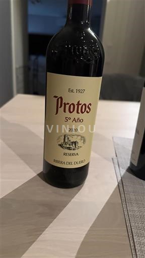 Castilla og León Ribera del Duero Protos 5º Año Reserva 2020