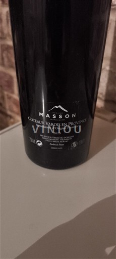 Provence Coteaux Varois en Provence Masson 2019