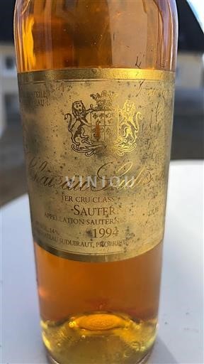Bordeaux Sauternes Premier Cru Château Suduiraut 1994