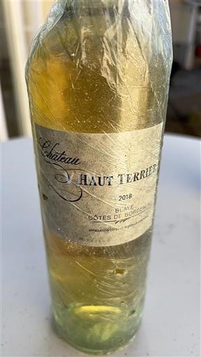 Bordeaux Blaye-Côtes-de-Bordeaux Château Haut-Terrier 2018