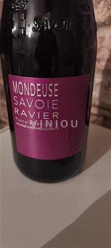 Savoie og Bugey Savoie-vin Ravier Mondeuse Ikke årgangsbestemt