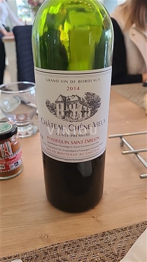 Bordeaux Puisseguin-saint-émilion Château Chêne-Vieux Première 2014