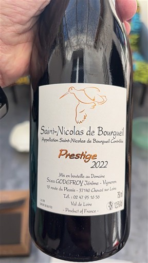 Loire Valley Saint-Nicolas-De-Bourgueil Scea Godefroy Prestige 2022
